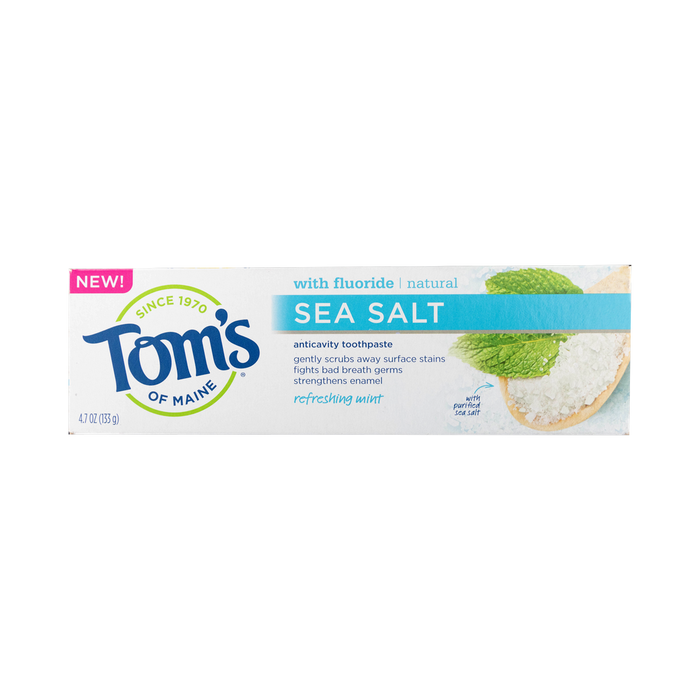 Tom’s sea salt toothpaste